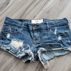 Hollister jean shorts